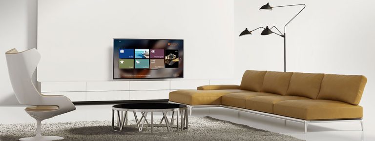 Room with Samsung TV