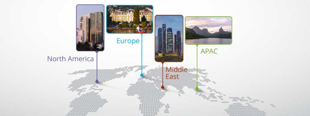 Location map with MCOMS offices