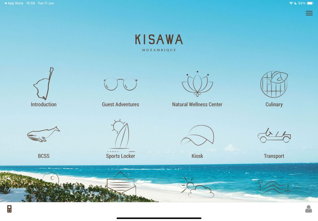 Kisawa hotel Mobile app